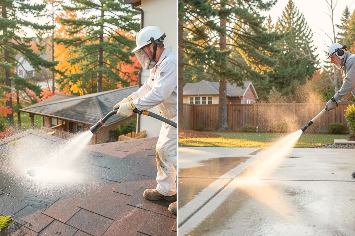 Skylight Cleaning in Brier, Snohomish County, WA - Clear roof debris from around the skylight