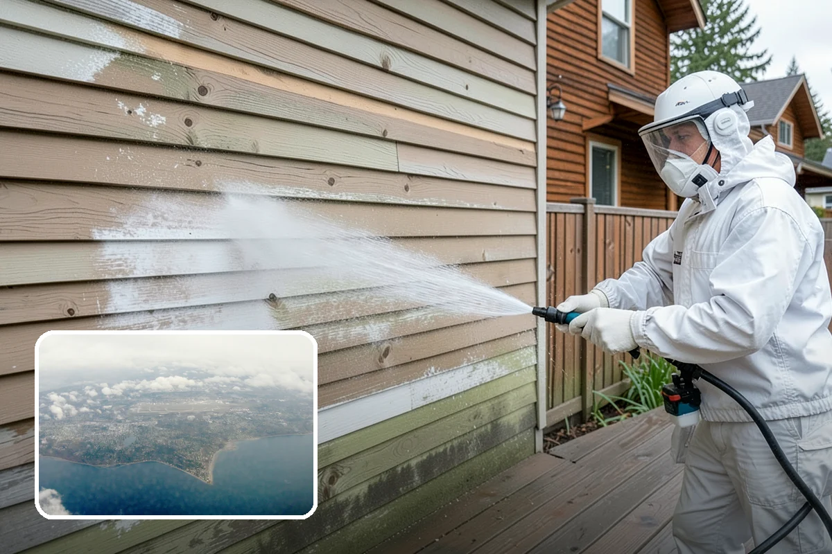 Skylight Cleaning in Burien, King County, WA - Clears moss, needles, and green film from the glass
