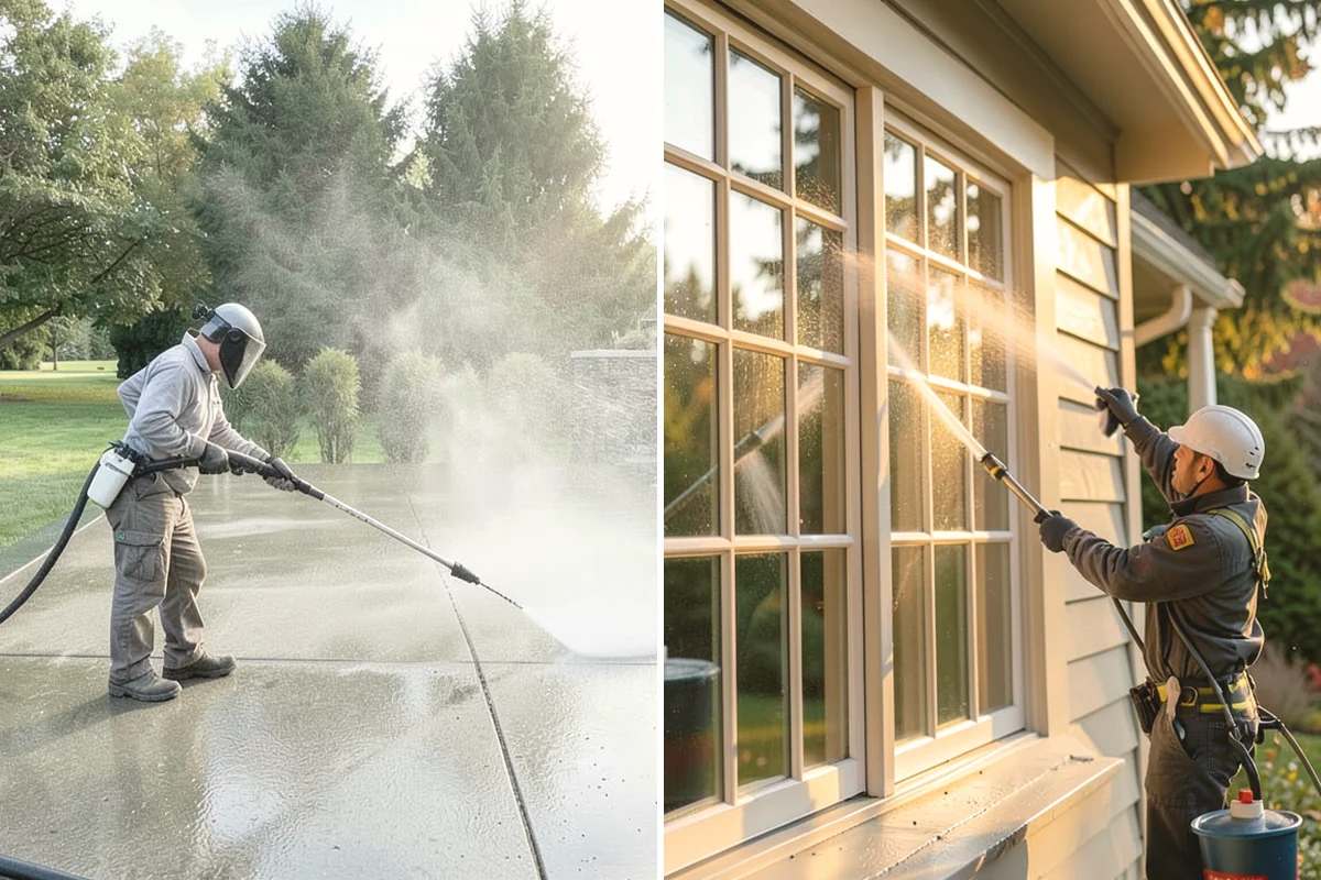 Skylight Cleaning in Covington, King County, WA - Clear roof debris from around the skylight
