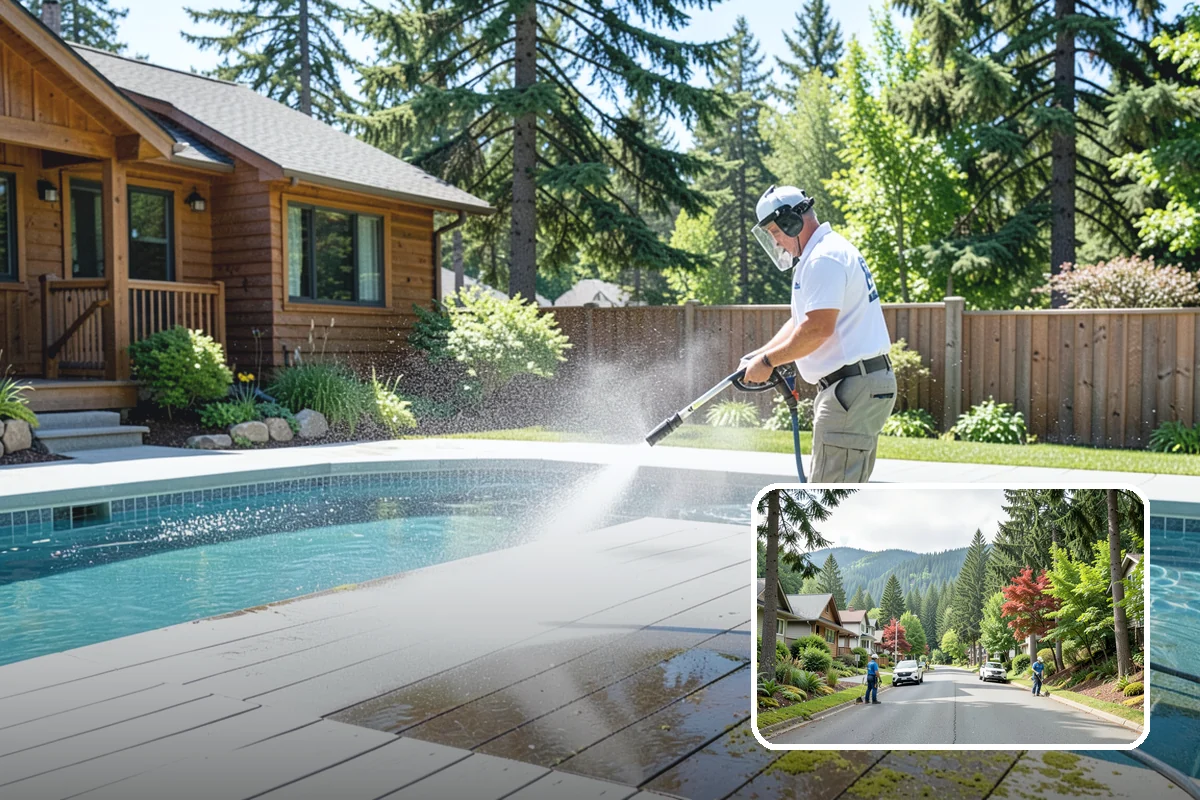 Skylight Cleaning in Darrington, Snohomish County, WA - Clears moss, needles, and green film from the glass