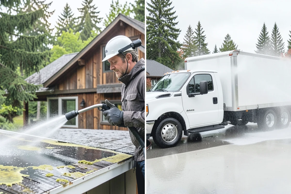 Skylight Cleaning in Darrington, Snohomish County, WA - Clear roof debris from around the skylight