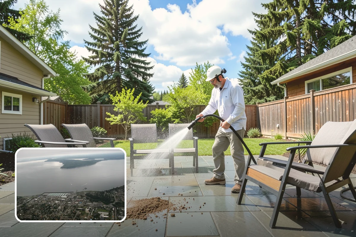 Skylight Cleaning in Des Moines, King County, WA - Clears moss, needles, and green film from the glass
