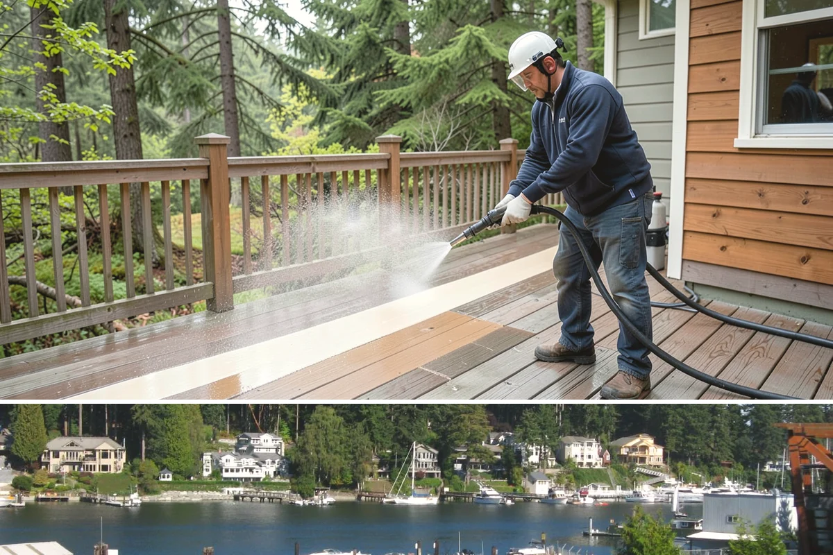 Skylight Cleaning in Gig Harbor, Pierce County, WA - Clean skylights in early fall so they let in maximum light through the dark winter ahead.