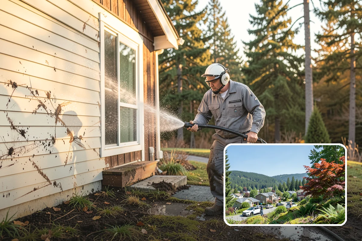 Skylight Cleaning in Index, Snohomish County, WA - Clears moss, needles, and green film from the glass