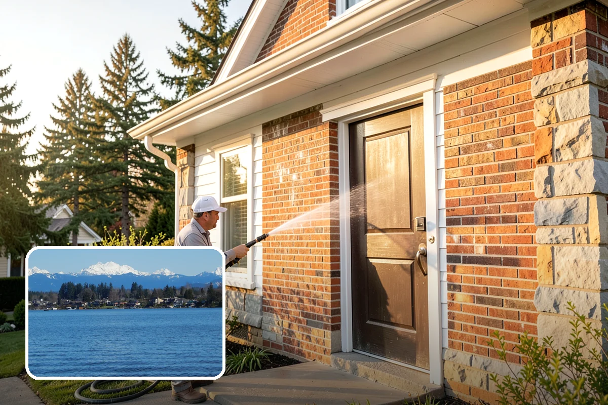 Skylight Cleaning in Lake Stevens, Snohomish County, WA - Clears moss, needles, and green film from the glass