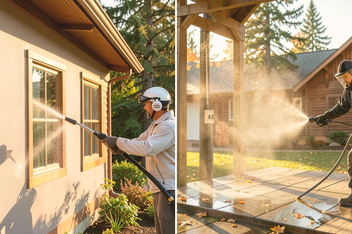 Skylight Cleaning in Newcastle, King County, WA - Clear roof debris from around the skylight