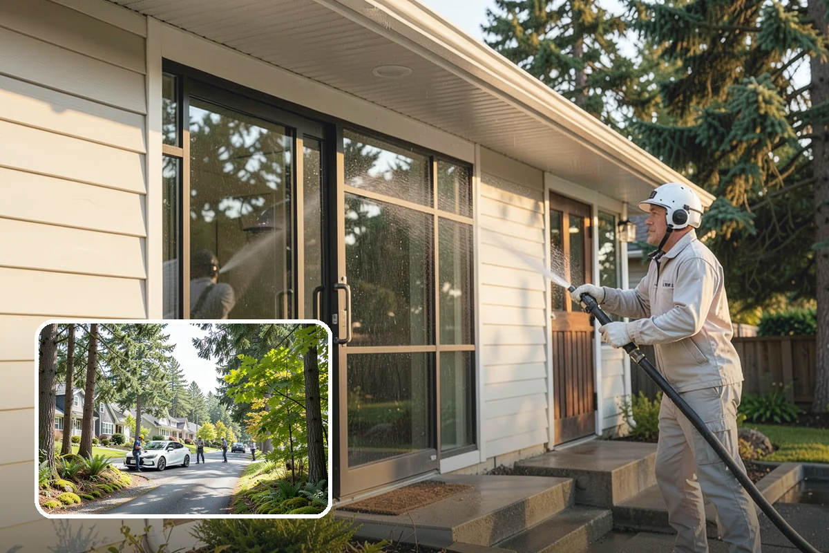 Skylight Cleaning in Normandy Park, King County, WA - Clears moss, needles, and green film from the glass