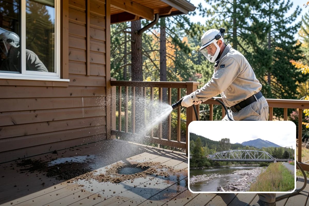 Skylight Cleaning in Skykomish, King County, WA - Clears moss, needles, and green film from the glass