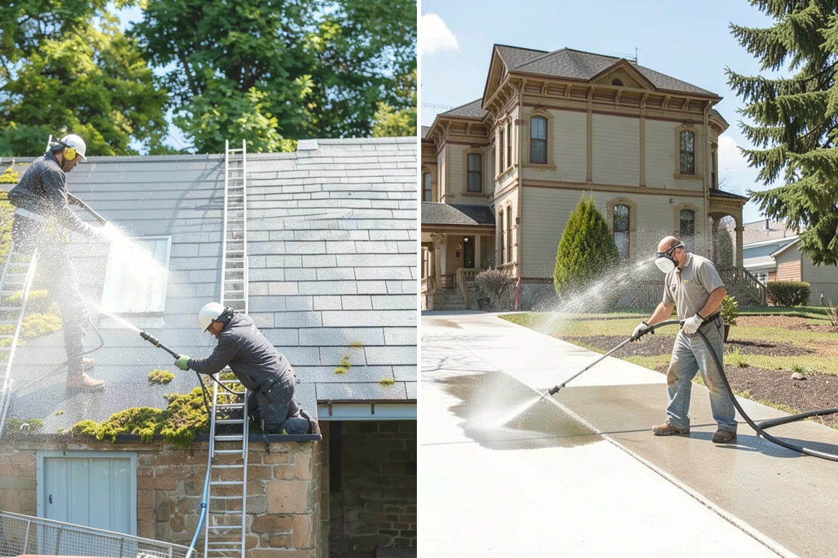 Skylight Cleaning in Steilacoom, Pierce County, WA - Clear roof debris from around the skylight