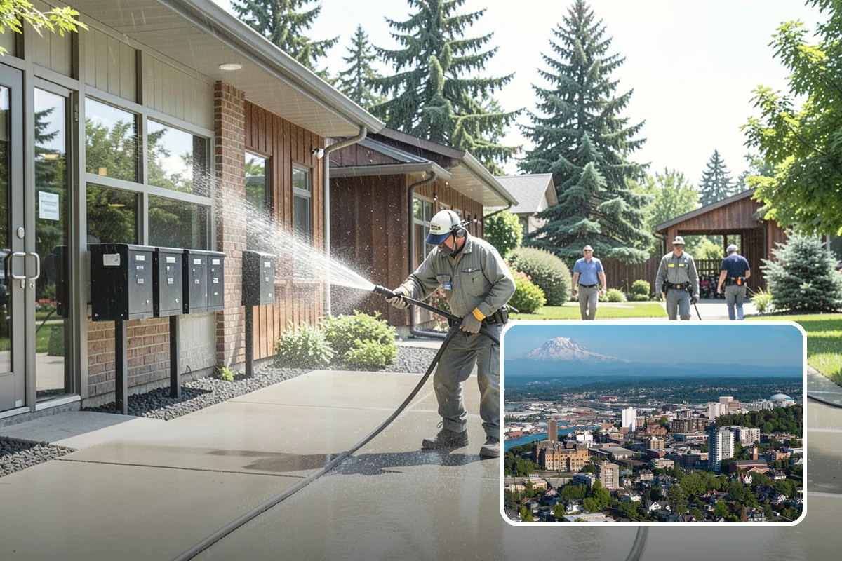 Skylight Cleaning in Tacoma, Pierce County, WA - Clears moss, needles, and green film from the glass
