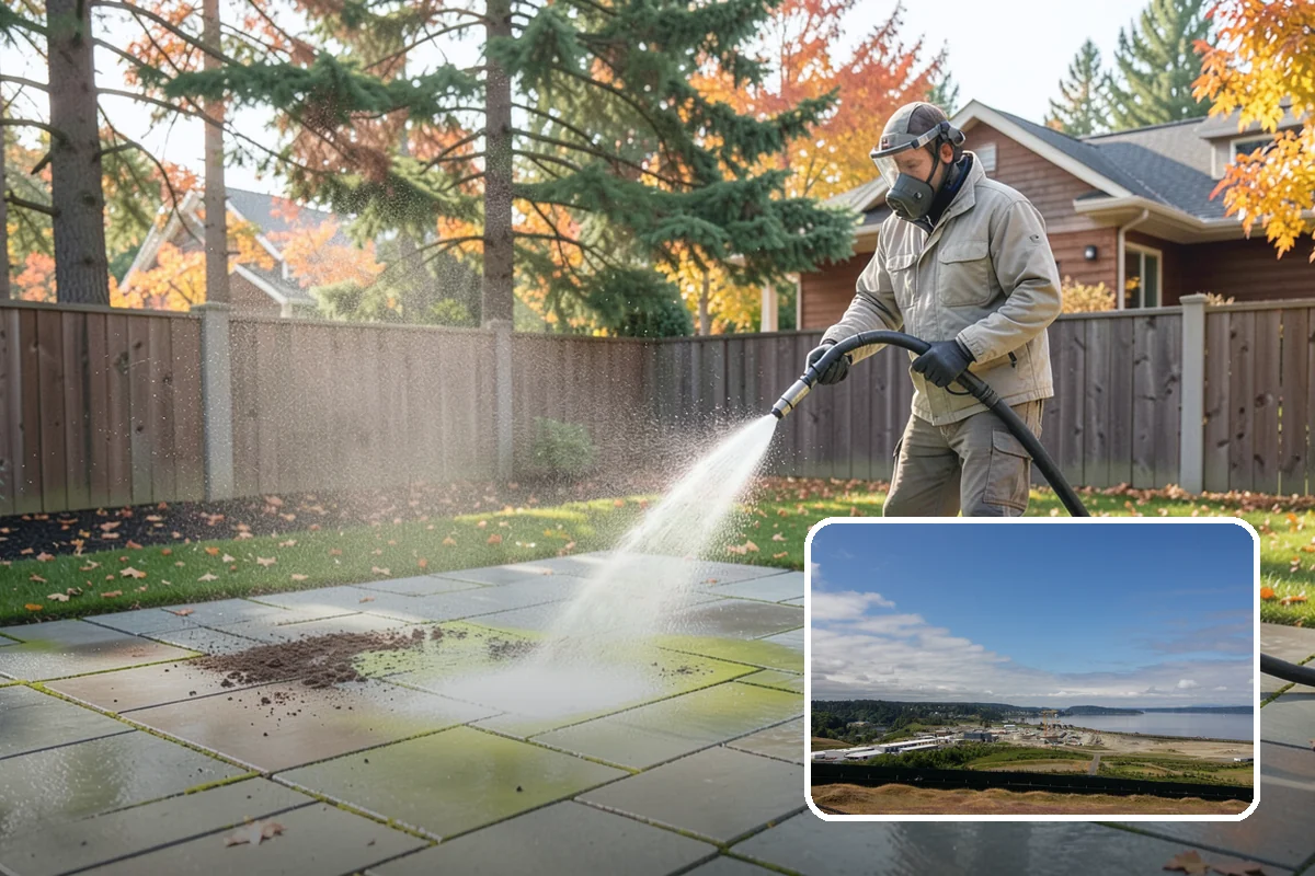 Skylight Cleaning in University Place, Pierce County, WA - Clears moss, needles, and green film from the glass