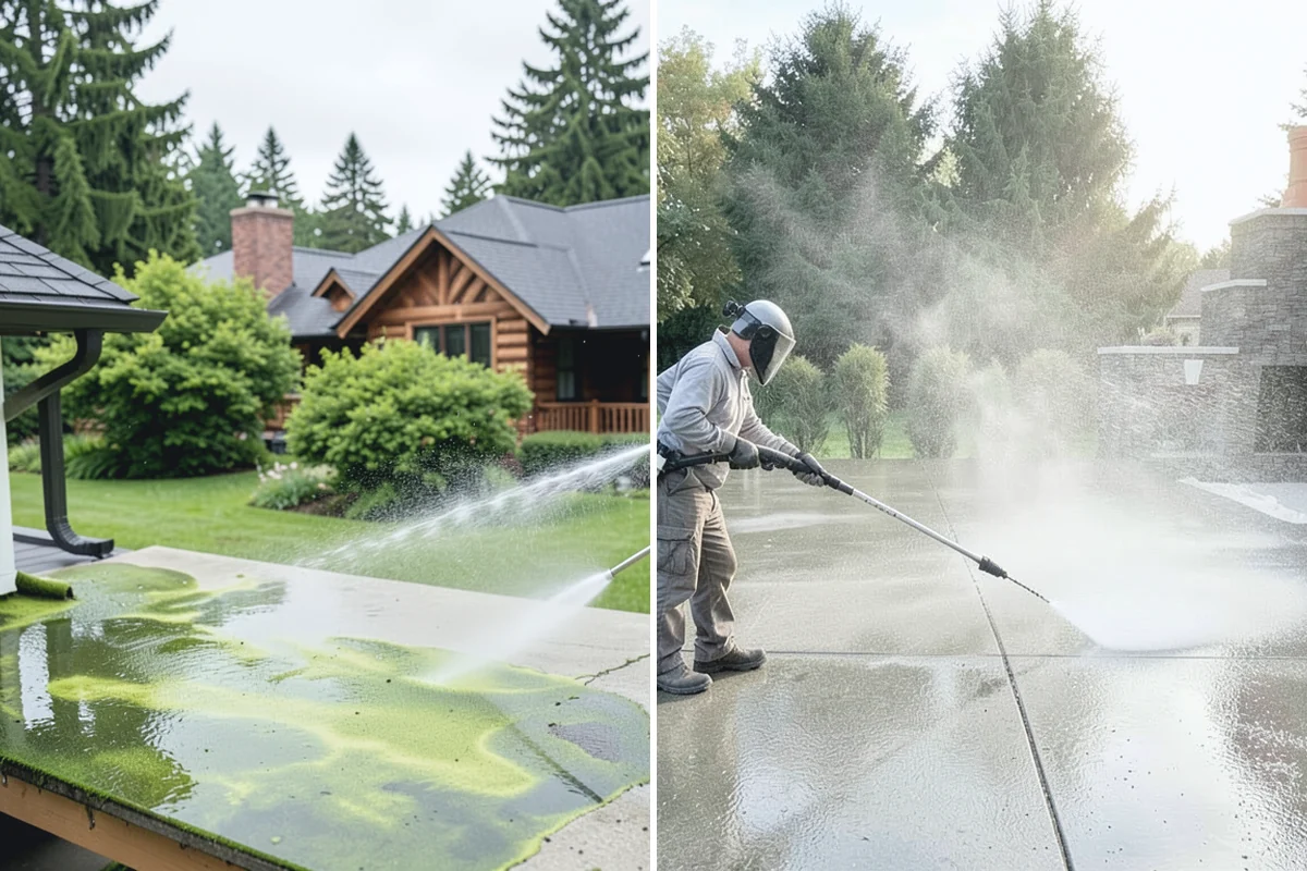 Skylight Cleaning in Wilkeson, Pierce County, WA - Clear roof debris from around the skylight