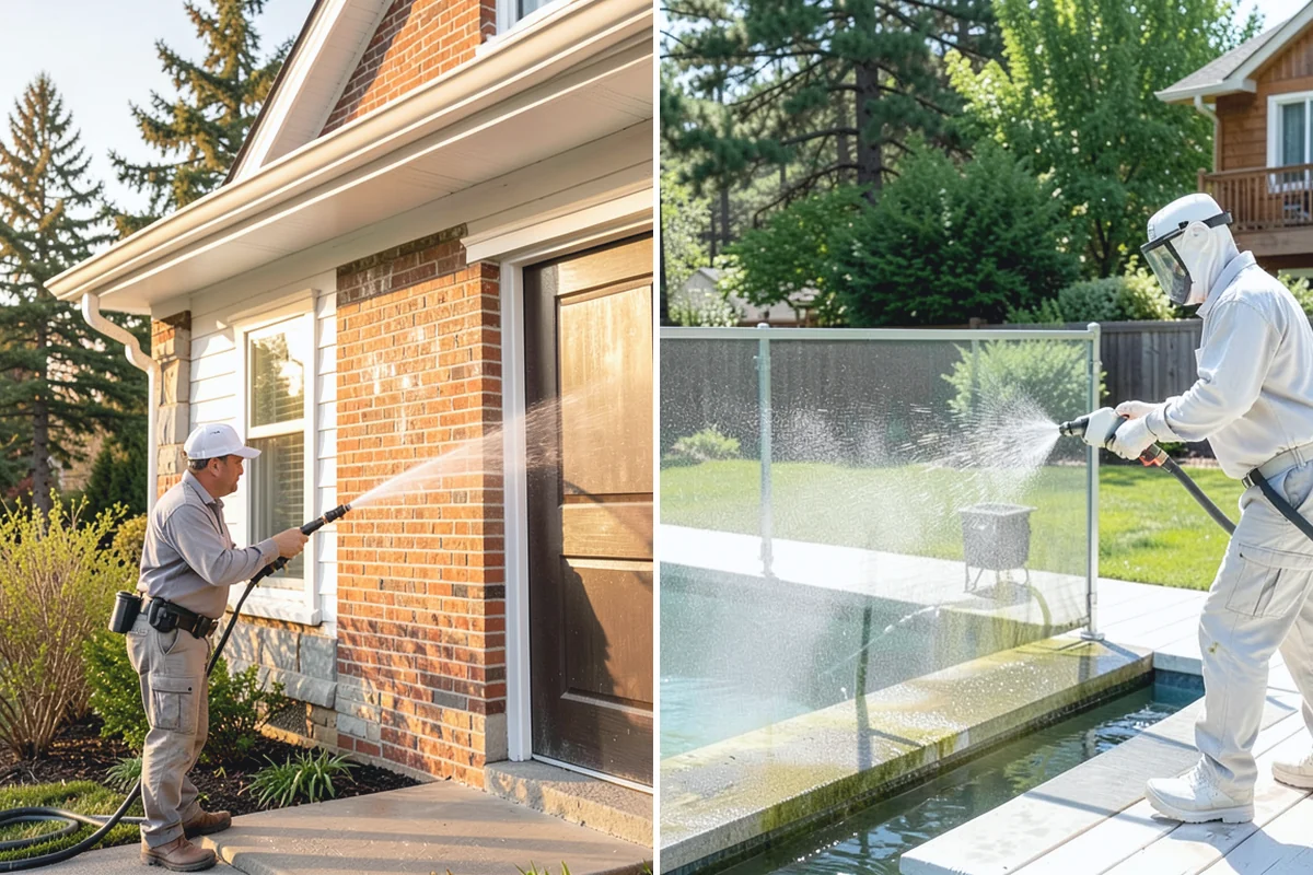 Skylight Cleaning in Woodinville, King County, WA - Clear roof debris from around the skylight