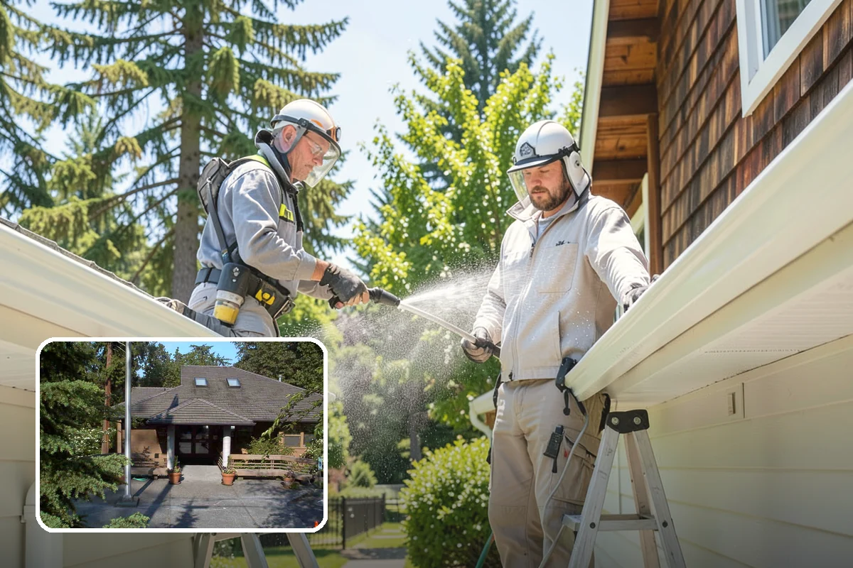 Skylight Cleaning in Yarrow Point, King County, WA - Clears moss, needles, and green film from the glass