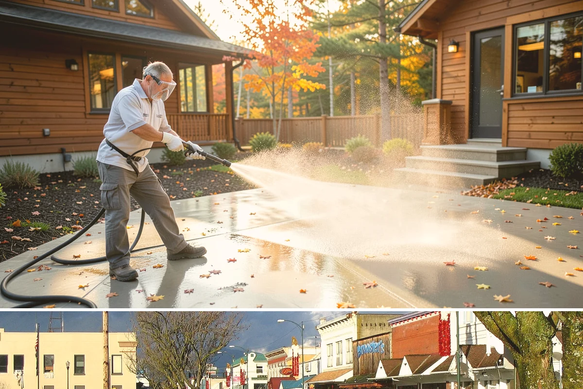 Slate Roof Cleaning in Arlington, Snohomish County, WA - Dry summer conditions provide the stable, low-risk footing needed for safe slate cleaning.