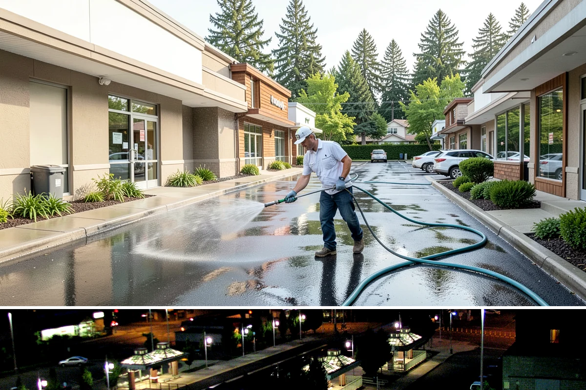 Slate Roof Cleaning in Auburn, King County, WA - Dry summer conditions provide the stable, low-risk footing needed for safe slate cleaning.