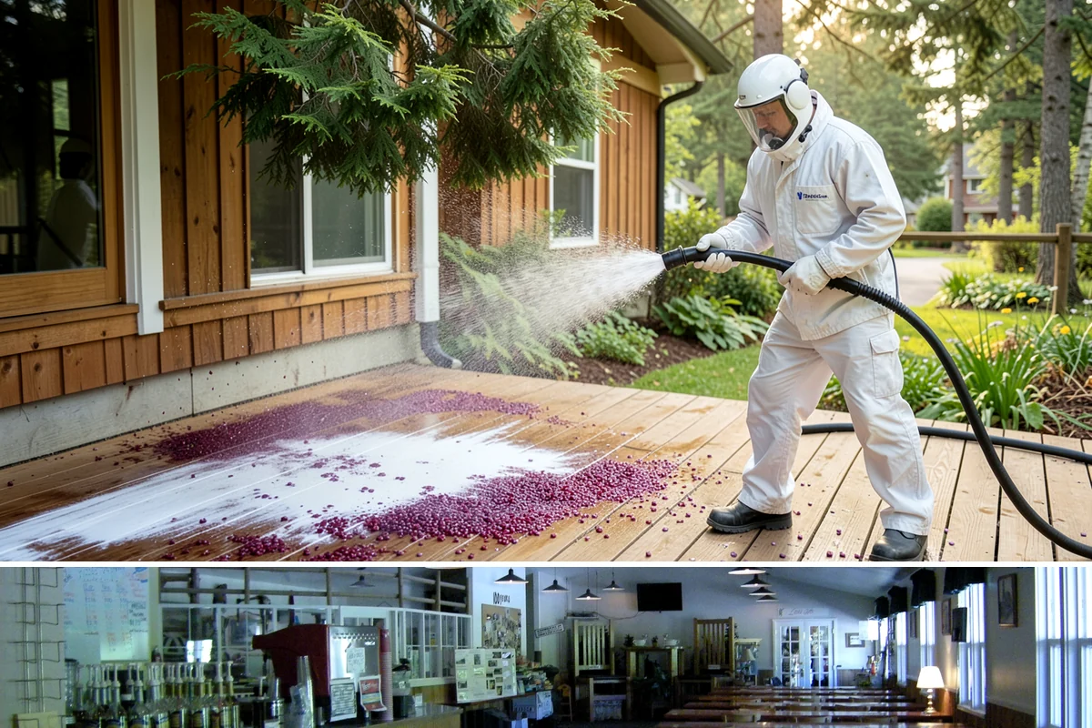 Slate Roof Cleaning in Black Diamond, King County, WA - Dry summer conditions provide the stable, low-risk footing needed for safe slate cleaning.