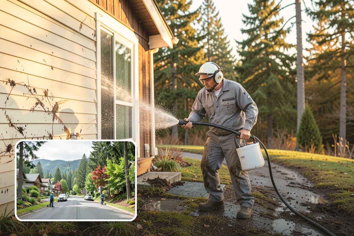 Slate Roof Cleaning in Darrington, Snohomish County, WA - Removes lichen and algae without chipping or cracking slate