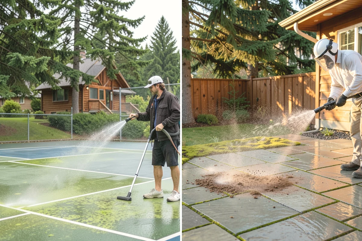 Slate Roof Cleaning in Duvall, King County, WA - Inspect slate tiles for cracks, slips, and lichen colonies