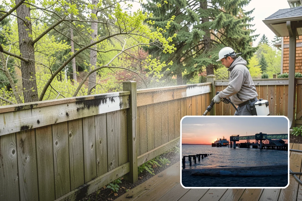 Slate Roof Cleaning in Edmonds, Snohomish County, WA - Removes lichen and algae without chipping or cracking slate