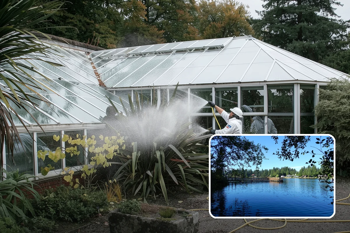 Slate Roof Cleaning in Federal Way, King County, WA - Removes lichen and algae without chipping or cracking slate