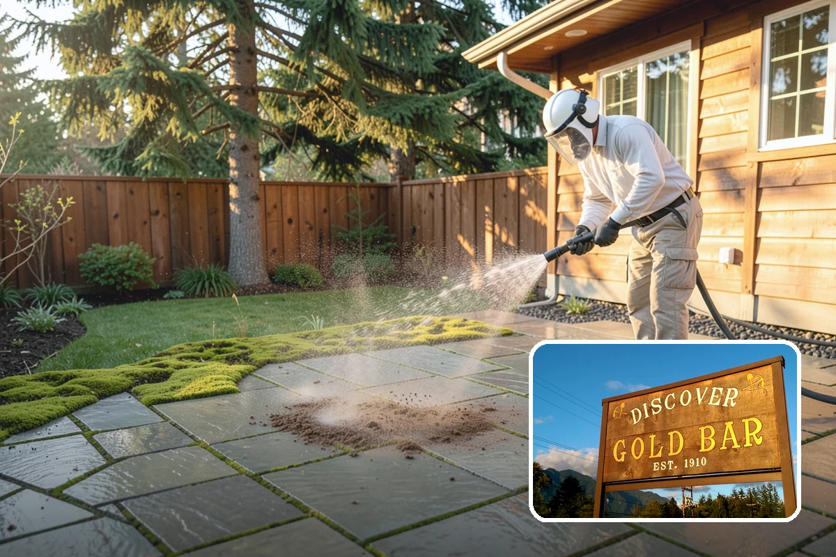 Slate Roof Cleaning in Gold Bar, Snohomish County, WA - Removes lichen and algae without chipping or cracking slate