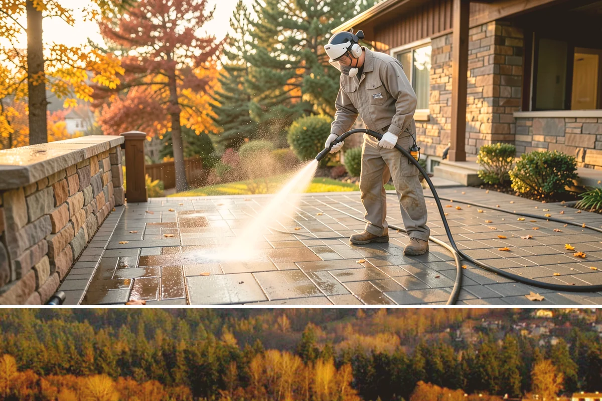 Slate Roof Cleaning in Kenmore, King County, WA - Dry summer conditions provide the stable, low-risk footing needed for safe slate cleaning.
