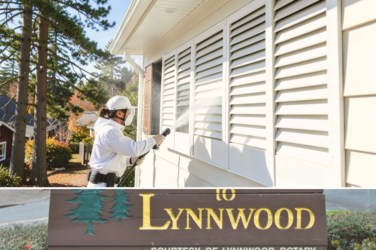 Slate Roof Cleaning in Lynnwood, Snohomish County, WA - Dry summer conditions provide the stable, low-risk footing needed for safe slate cleaning.