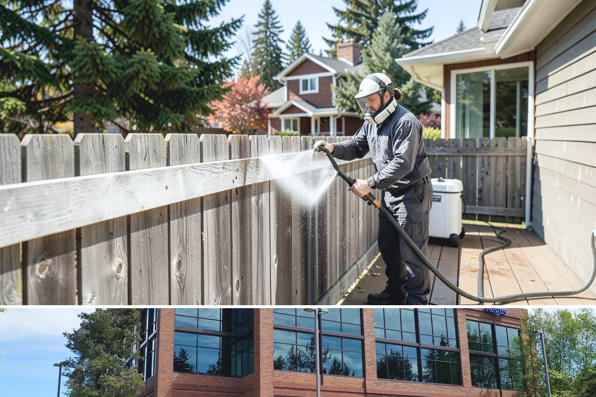Slate Roof Cleaning in Mountlake Terrace, Snohomish County, WA - Dry summer conditions provide the stable, low-risk footing needed for safe slate cleaning.