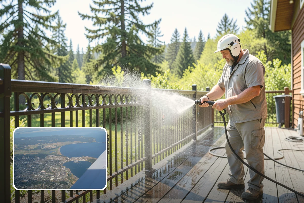 Slate Roof Cleaning in Oak Harbor, Island County, WA - Removes lichen and algae without chipping or cracking slate