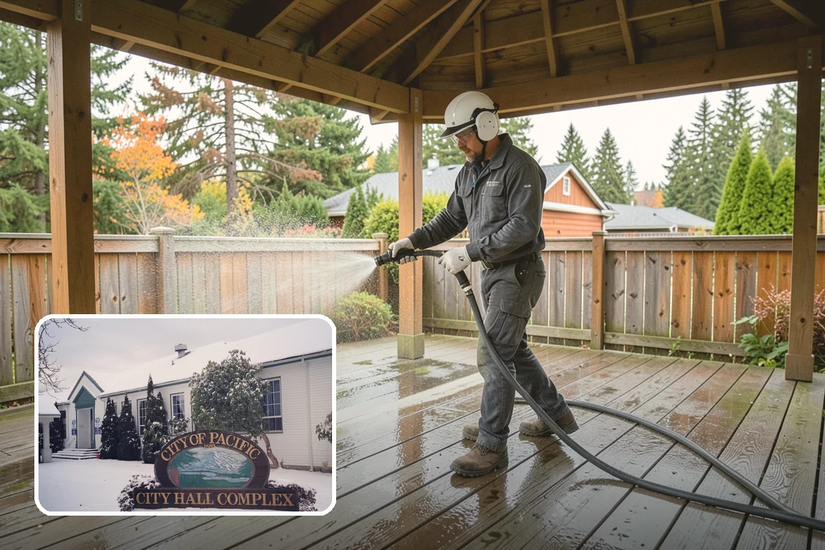 Slate Roof Cleaning in Pacific, King County, WA - Removes lichen and algae without chipping or cracking slate
