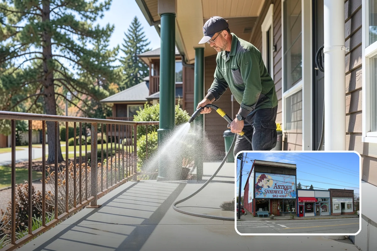 Slate Roof Cleaning in Ruston, Pierce County, WA - Removes lichen and algae without chipping or cracking slate