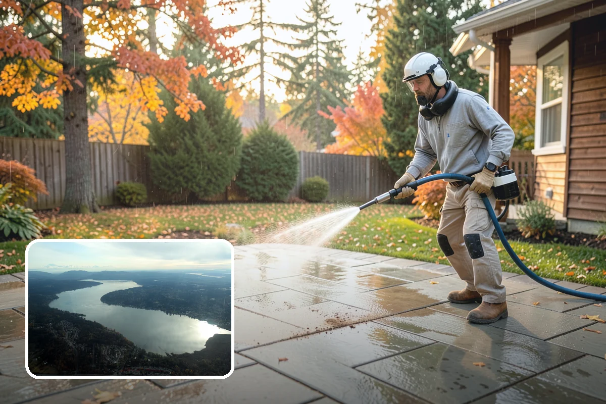Slate Roof Cleaning in Sammamish, King County, WA - Removes lichen and algae without chipping or cracking slate