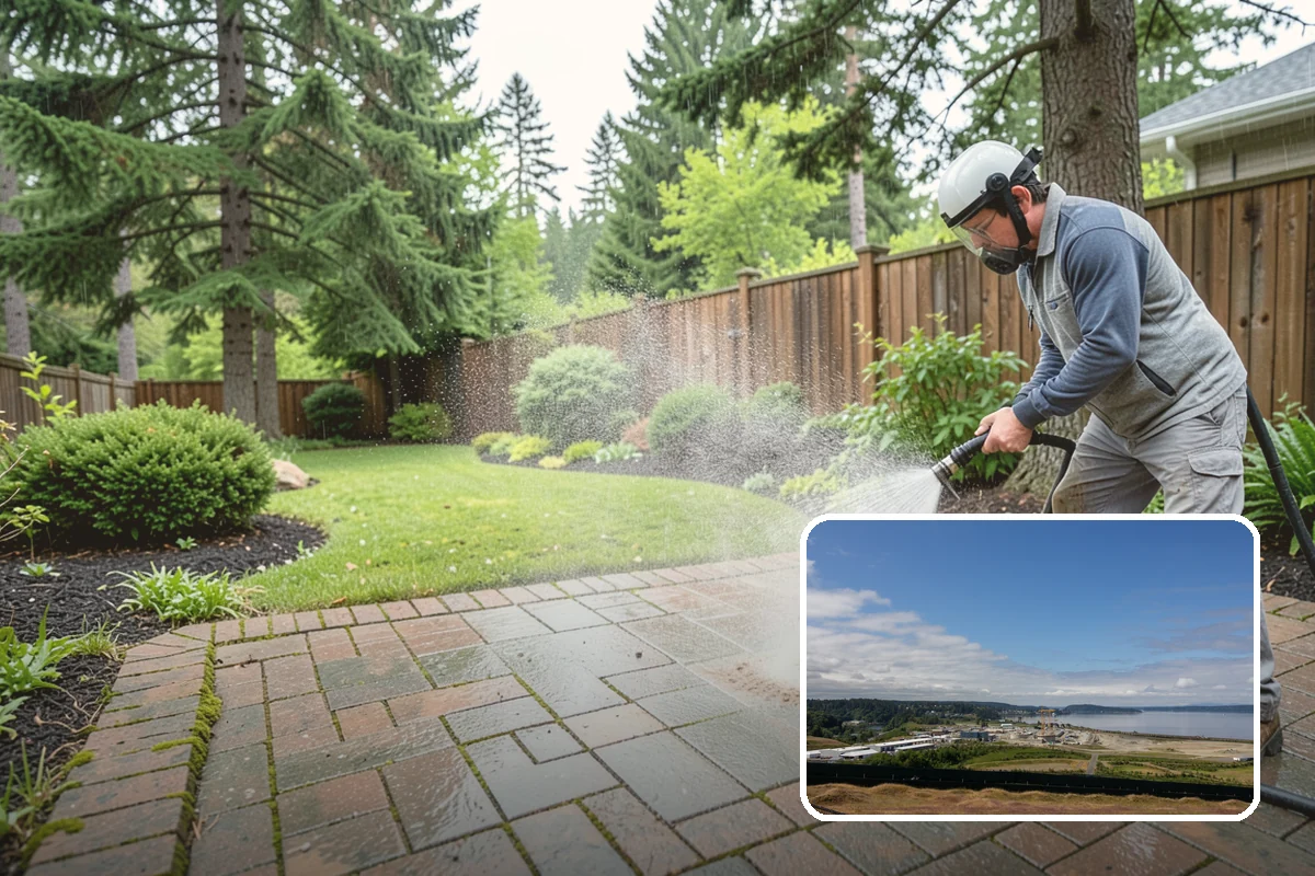 Slate Roof Cleaning in University Place, Pierce County, WA - Removes lichen and algae without chipping or cracking slate
