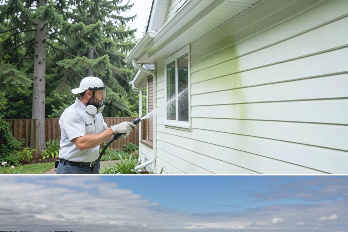 Slate Roof Cleaning in University Place, Pierce County, WA - Dry summer conditions provide the stable, low-risk footing needed for safe slate cleaning.