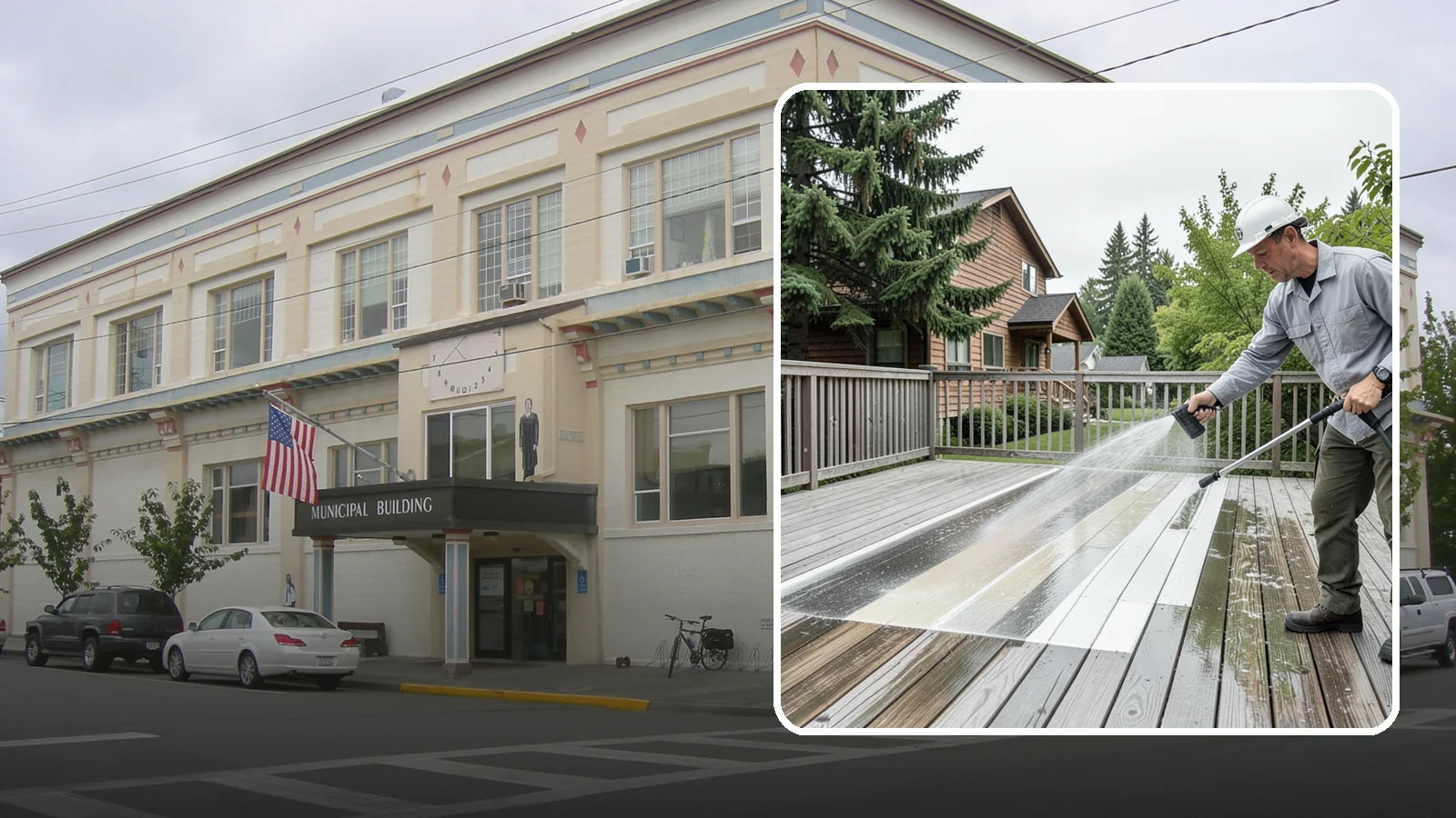 Soft Deck Washing in Anacortes, Skagit County, WA - Use low-pressure soft washing to clean delicate or aged decking without splintering the surface.