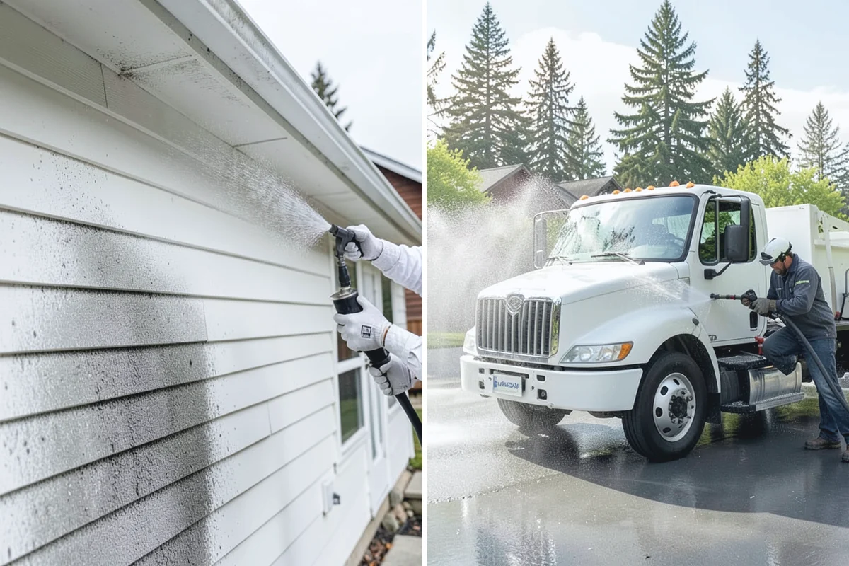 Soft Deck Washing in Bonney Lake, Pierce County, WA - Inspect board condition and clear the deck