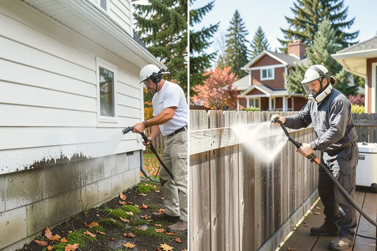 Soft Deck Washing in Bothell, King County, WA - Inspect board condition and clear the deck