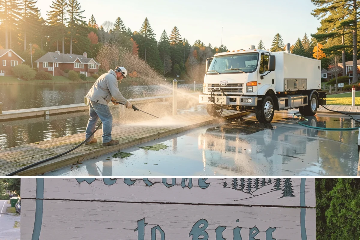 Soft Deck Washing in Brier, Snohomish County, WA - Soft wash decks in warm, dry summer weather to allow proper drying afterward.