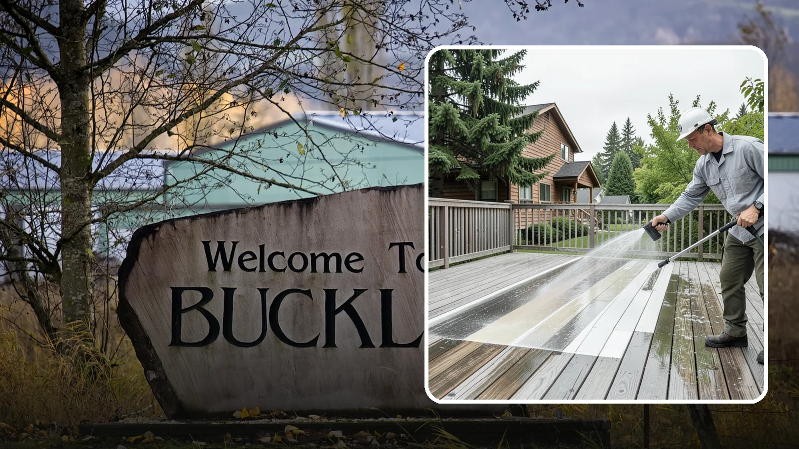 Soft Deck Washing in Buckley, Pierce County, WA - Use low-pressure soft washing to clean delicate or aged decking without splintering the surface.