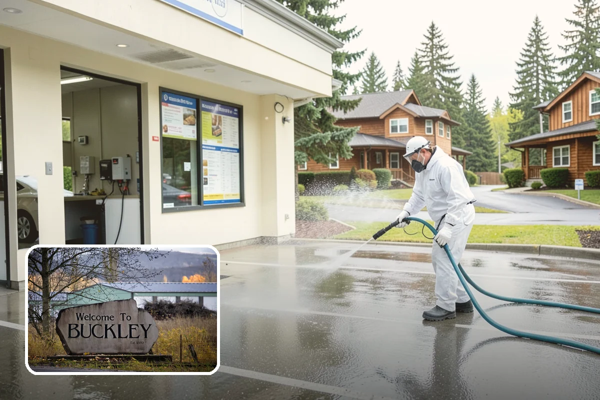 Soft Deck Washing in Buckley, Pierce County, WA - Cleans without splintering or furring the wood