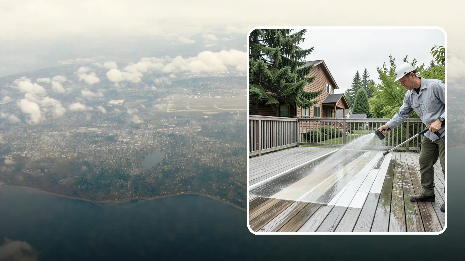 Soft Deck Washing in Burien, King County, WA - Use low-pressure soft washing to clean delicate or aged decking without splintering the surface.