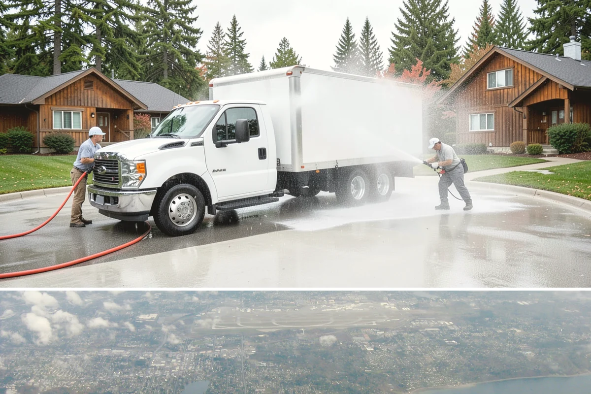 Soft Deck Washing in Burien, King County, WA - Soft wash decks in warm, dry summer weather to allow proper drying afterward.