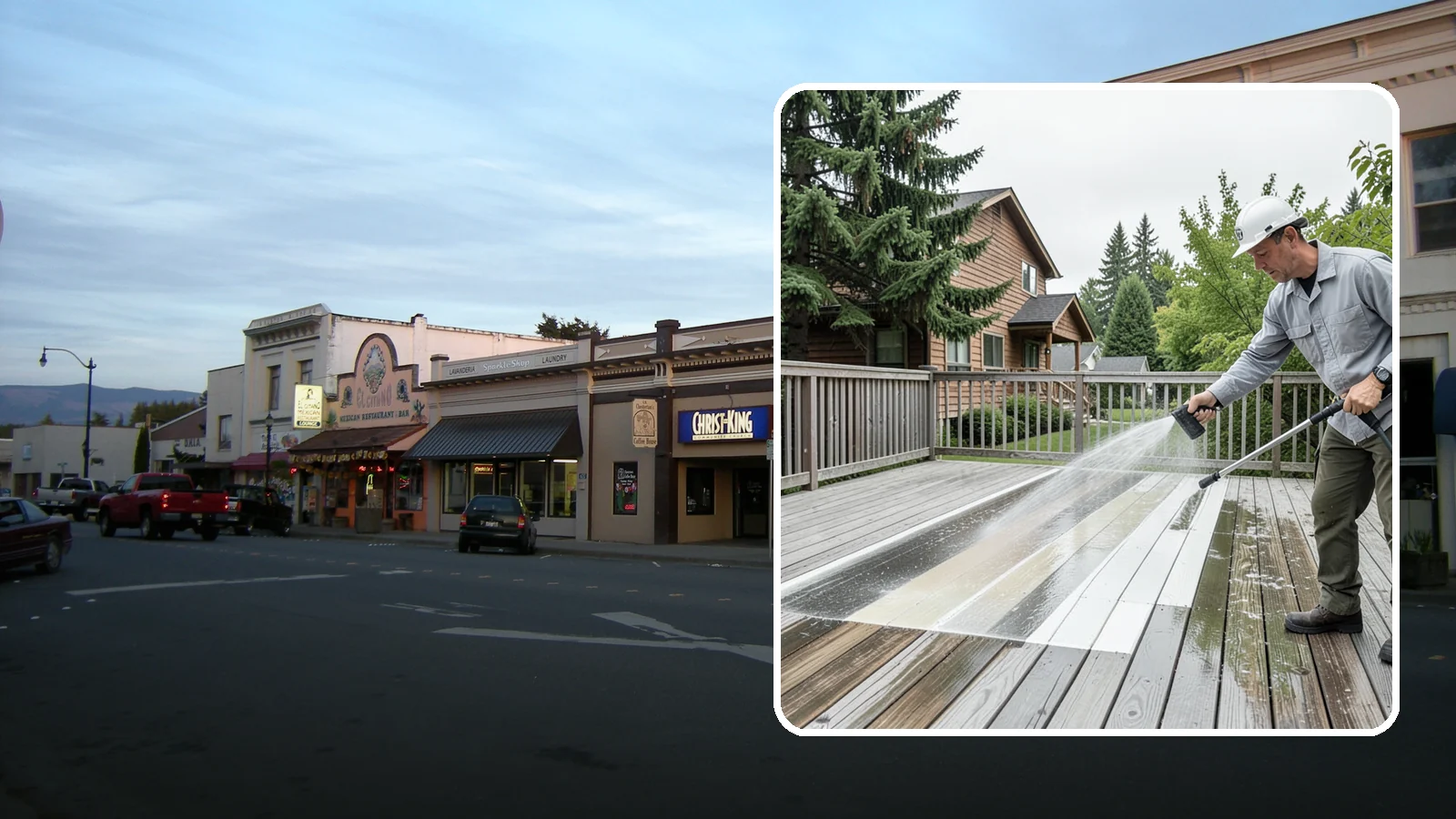 Soft Deck Washing in Burlington, Skagit County, WA - Use low-pressure soft washing to clean delicate or aged decking without splintering the surface.
