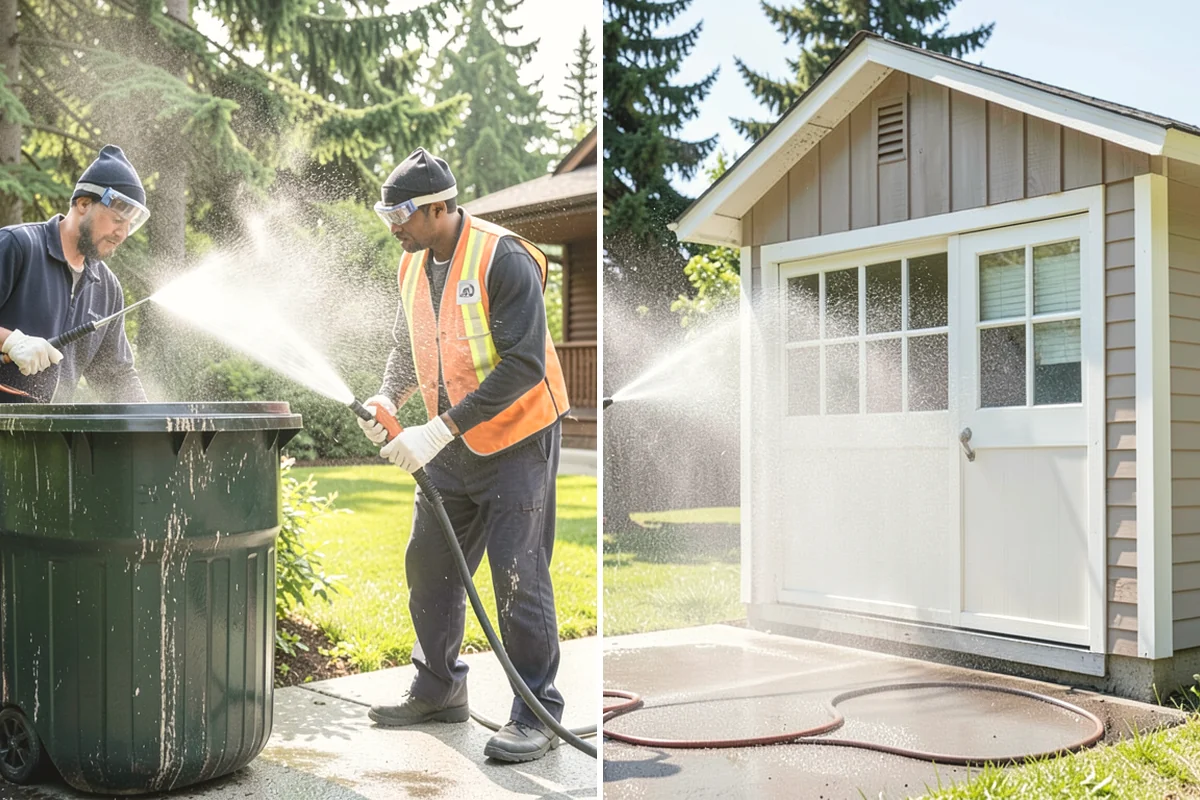 Soft Deck Washing in Carbonado, Pierce County, WA - Inspect board condition and clear the deck