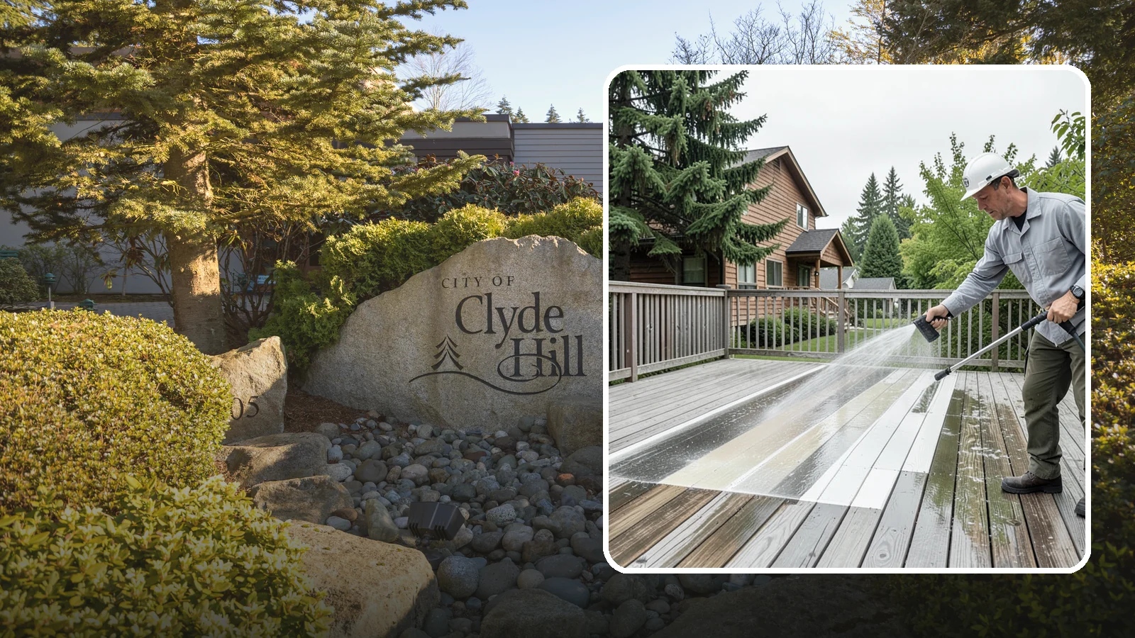 Soft Deck Washing in Clyde Hill, King County, WA - Use low-pressure soft washing to clean delicate or aged decking without splintering the surface.