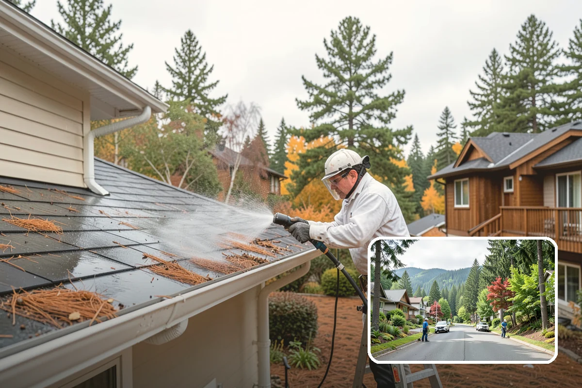Soft Deck Washing in Darrington, Snohomish County, WA - Cleans without splintering or furring the wood