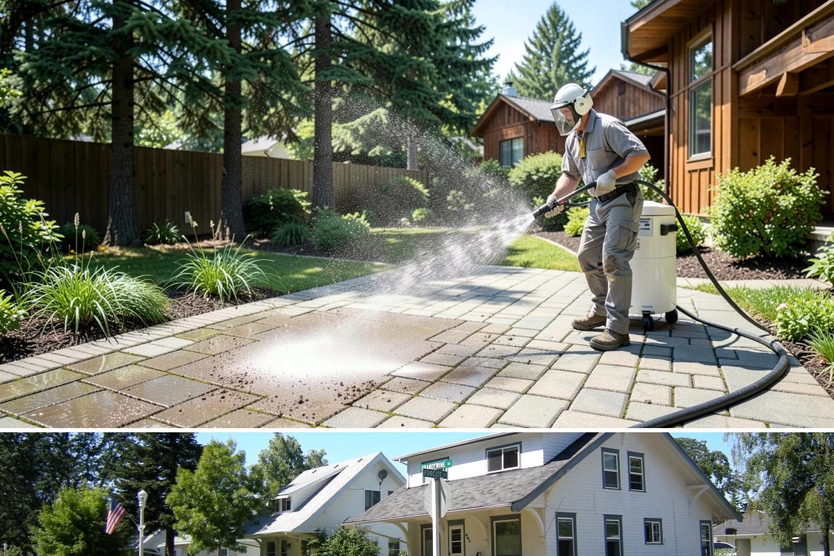 Soft Deck Washing in DuPont, Pierce County, WA - Soft wash decks in warm, dry summer weather to allow proper drying afterward.