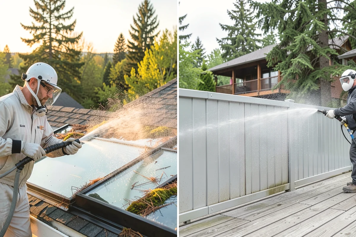 Soft Deck Washing in Duvall, King County, WA - Inspect board condition and clear the deck