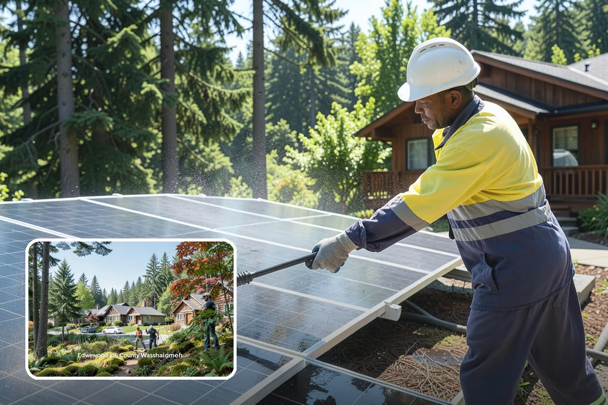 Soft Deck Washing in Edgewood, Pierce County, WA - Cleans without splintering or furring the wood